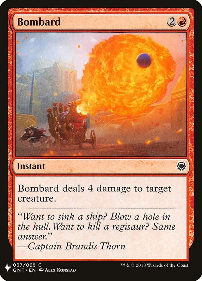 Bombard (37) [LIST]