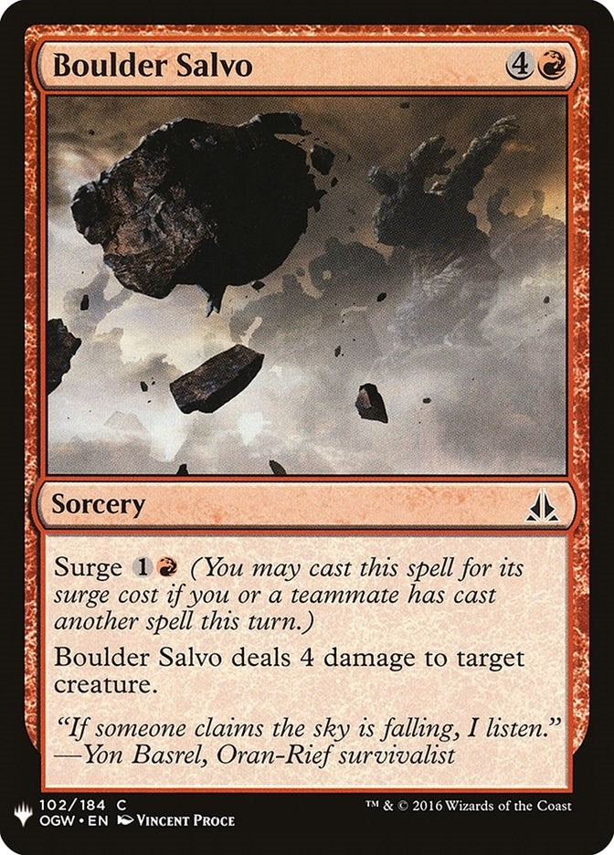 Boulder Salvo (102) [LIST]