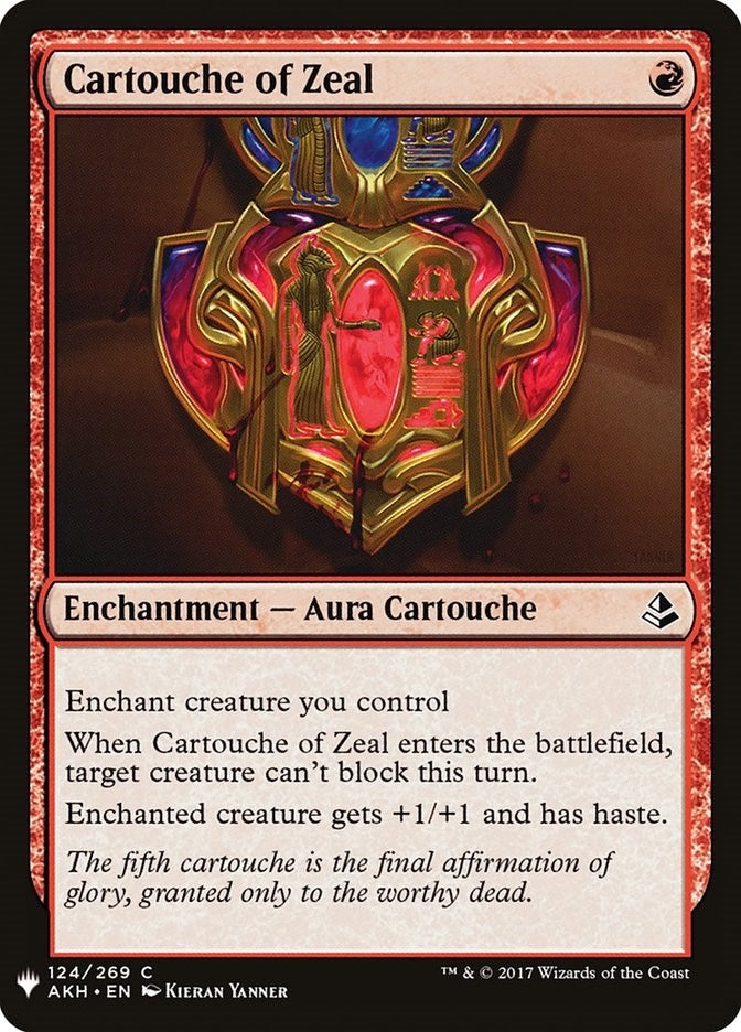 Cartouche of Zeal (124) [LIST]