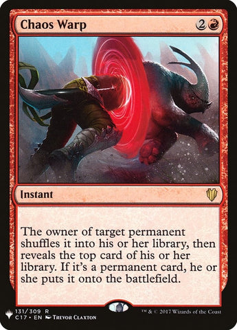 Chaos Warp C17 (131) [LIST]