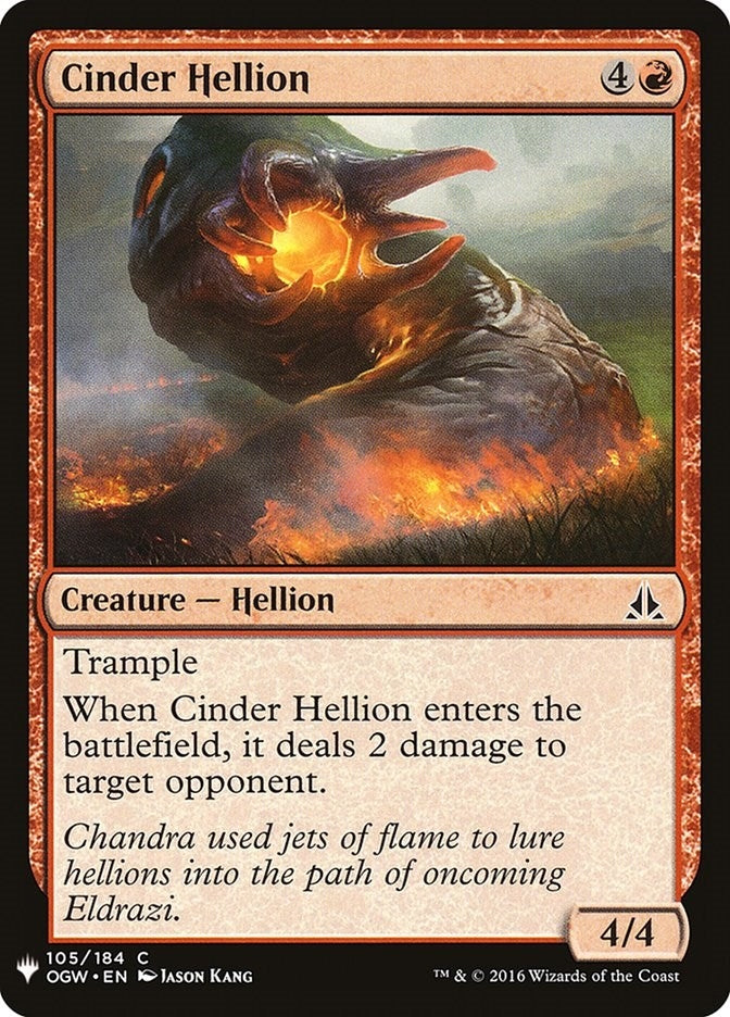 Cinder Hellion (105) [LIST]