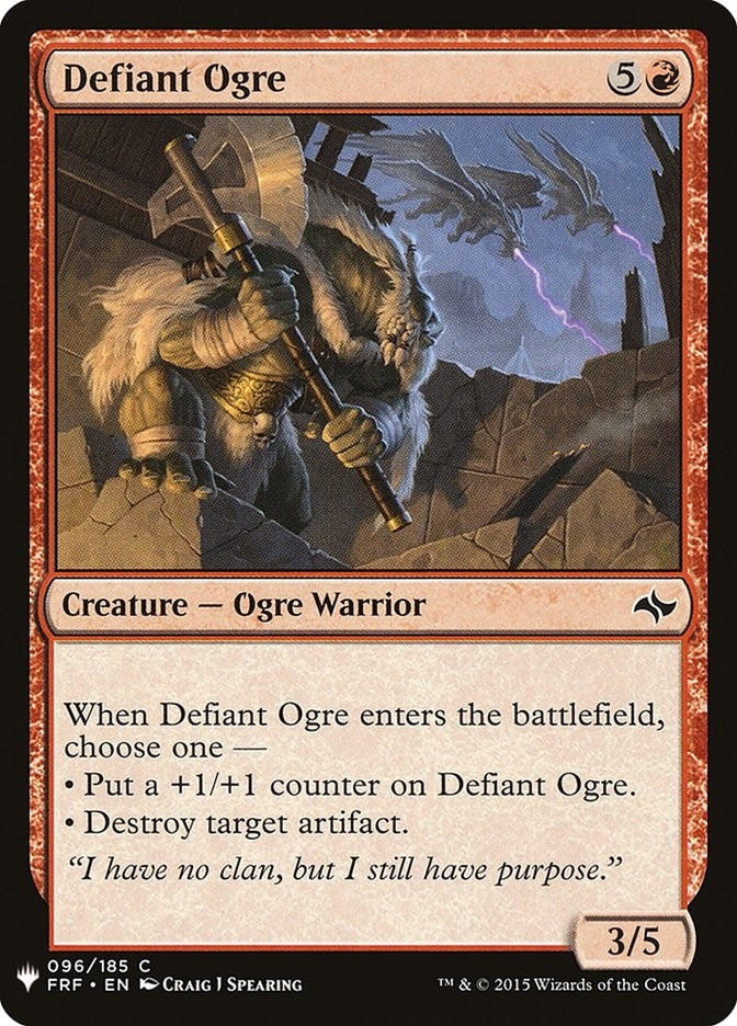 Defiant Ogre (96) [LIST]