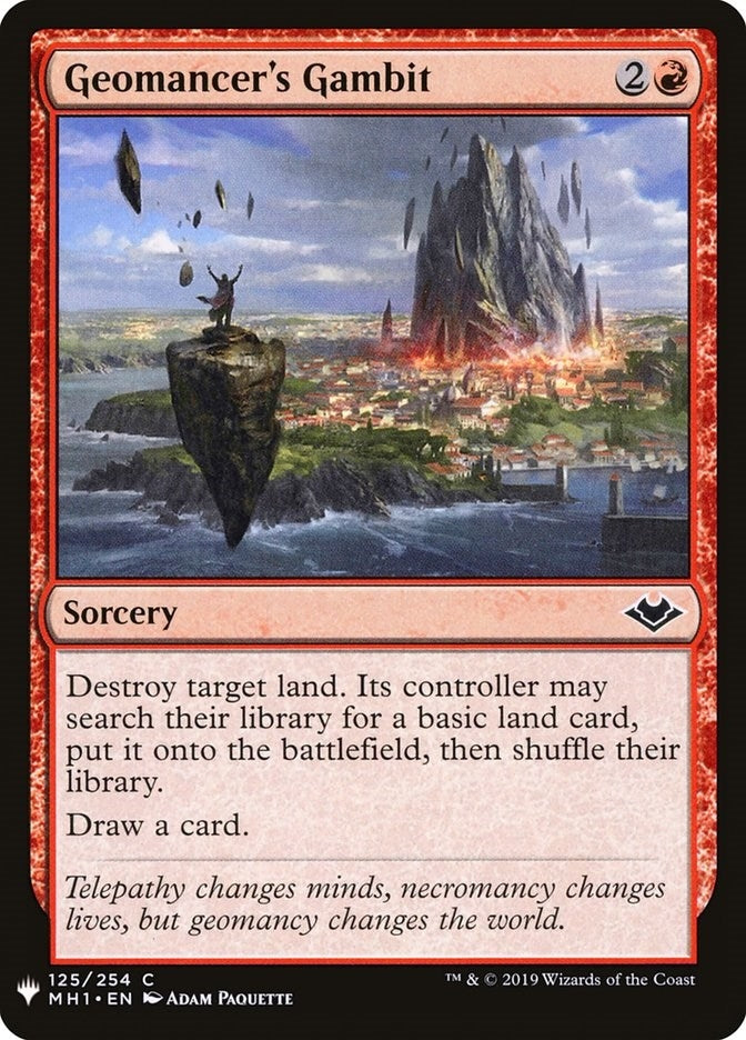 Geomancers Gambit (125) [LIST]