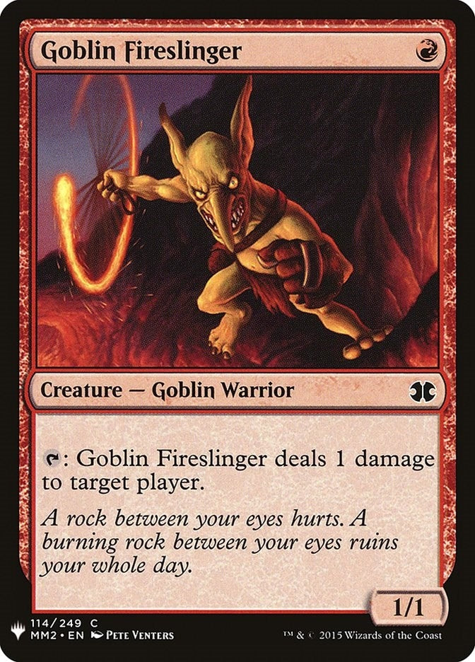 Goblin Fireslinger (114) [LIST]