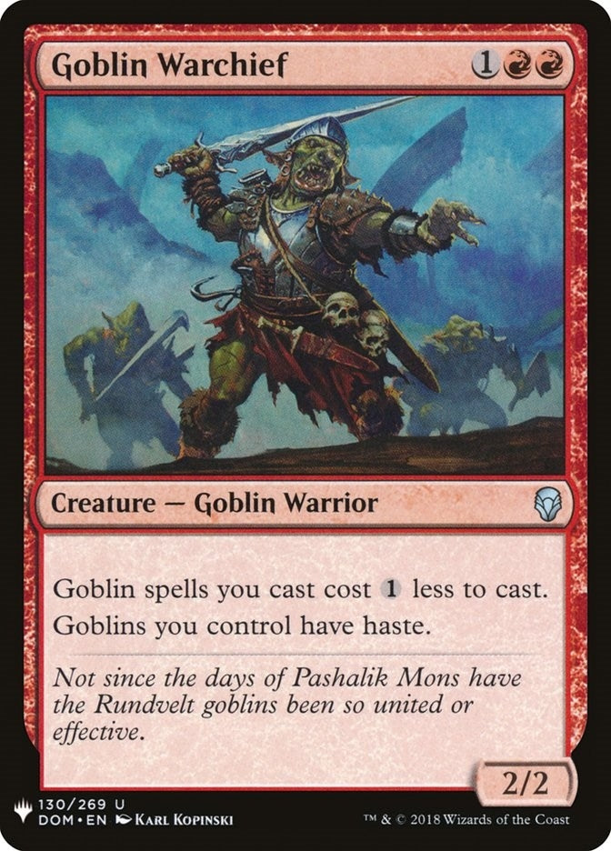 Goblin Warchief (130) [LIST]