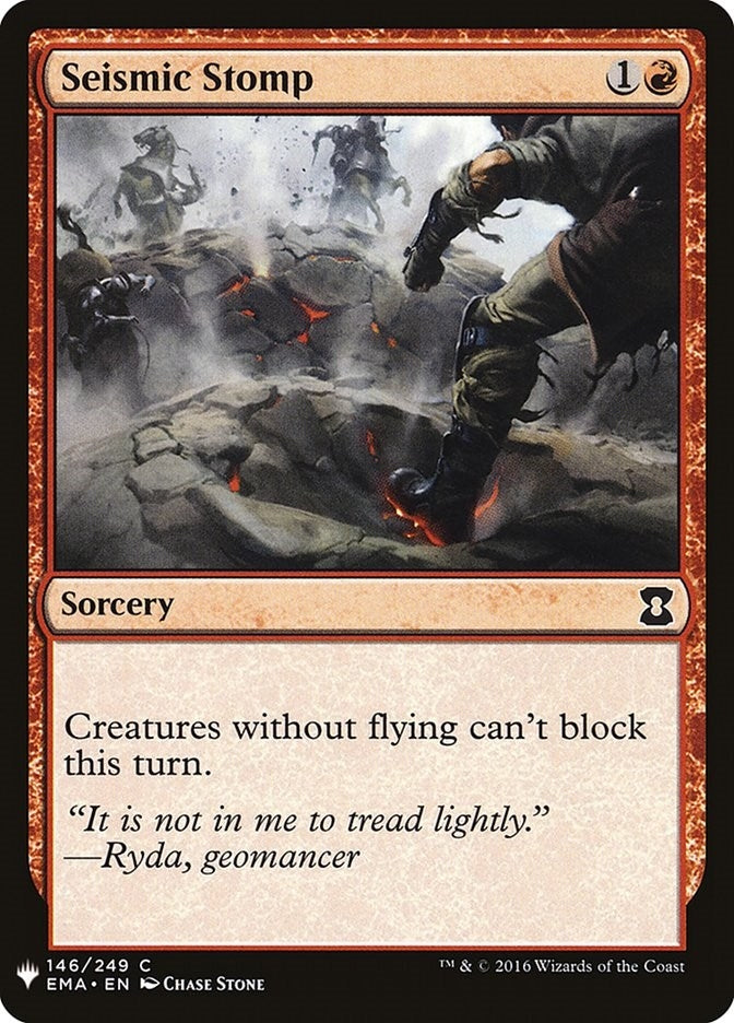 Seismic Stomp (146) [LIST]