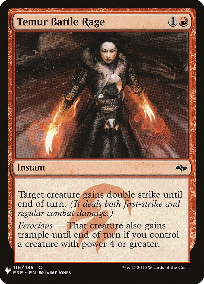 Temur Battle Rage FRF (116) [LIST]