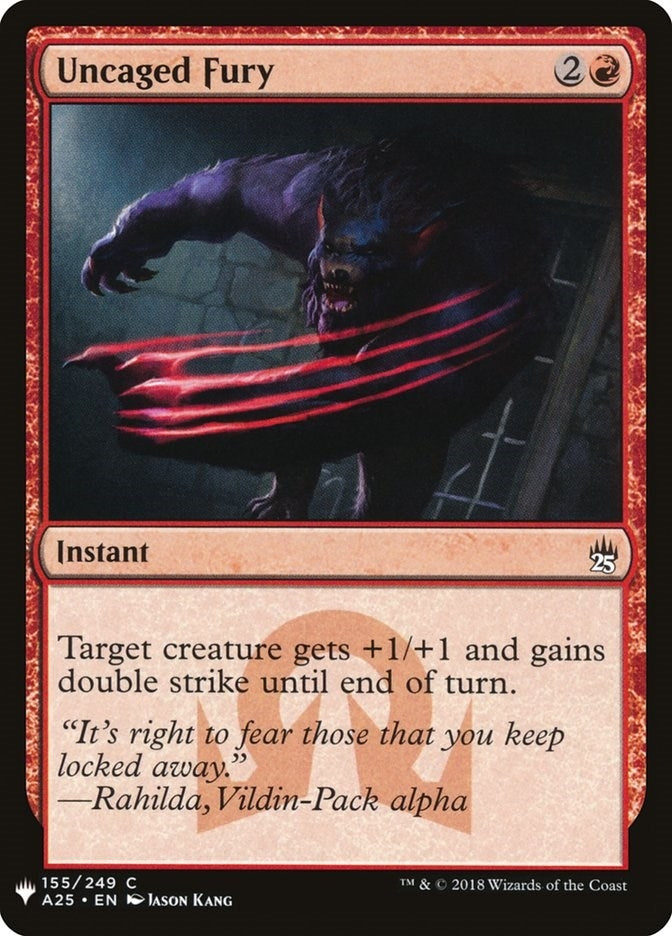 Uncaged Fury (155) [LIST]