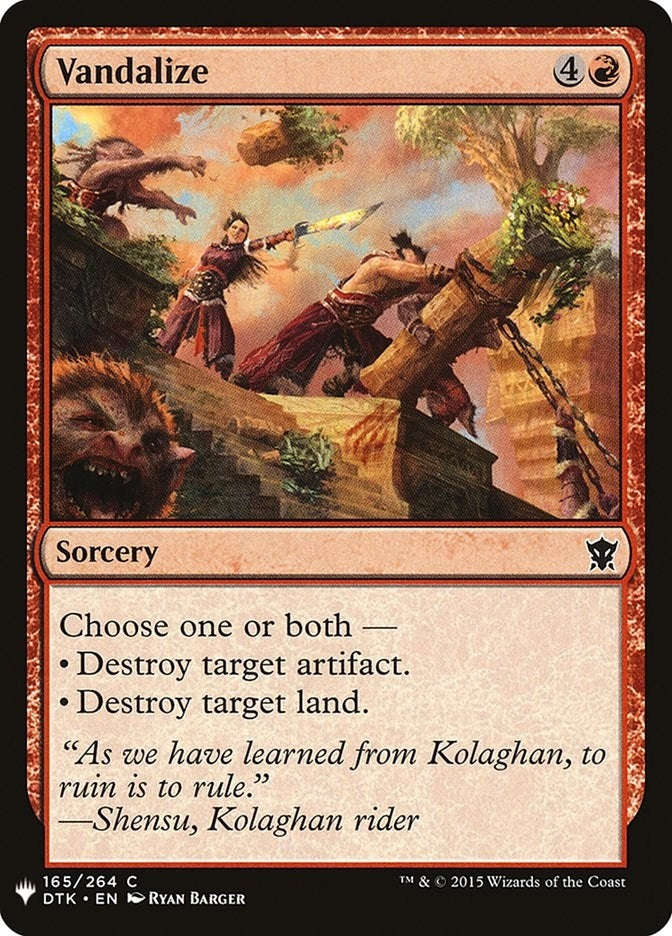 Vandalize (165) [LIST]