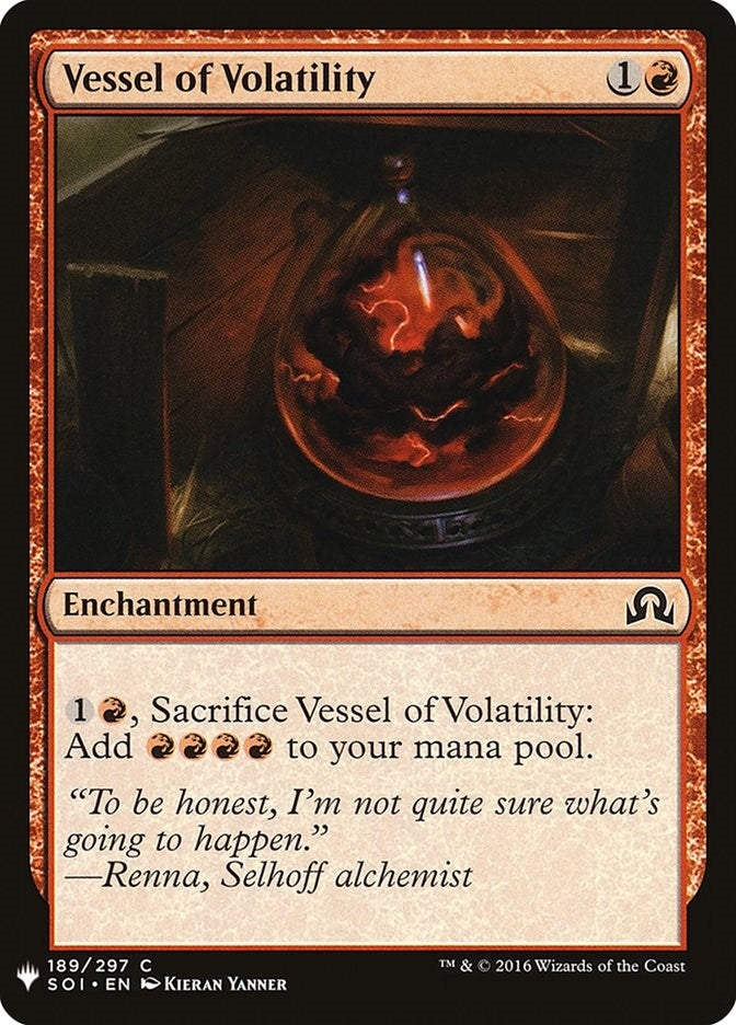 Vessel of Volatility (189) [LIST]