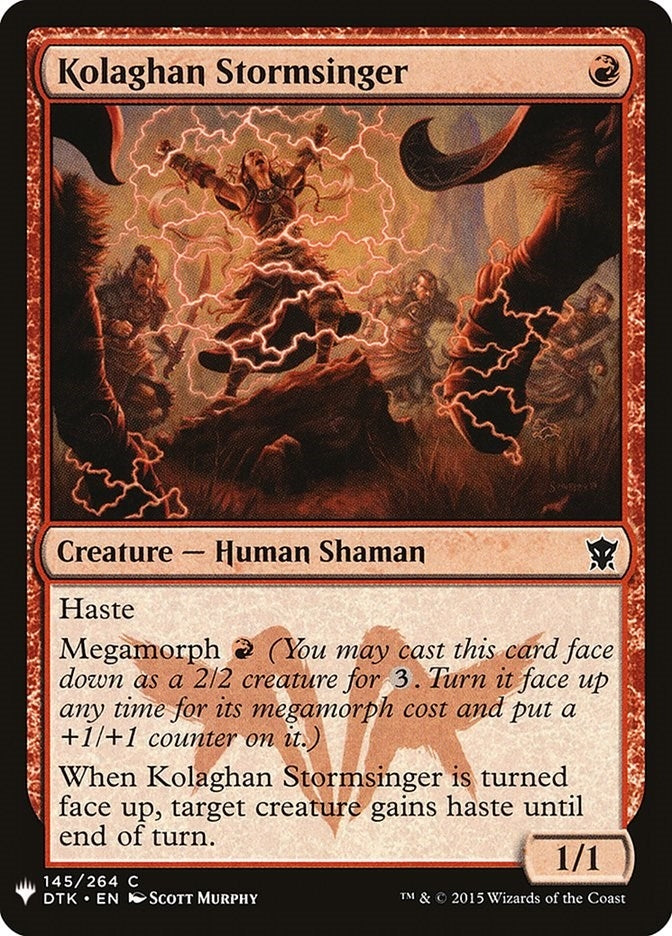 Kolaghan Stormsinger (145) [LIST]