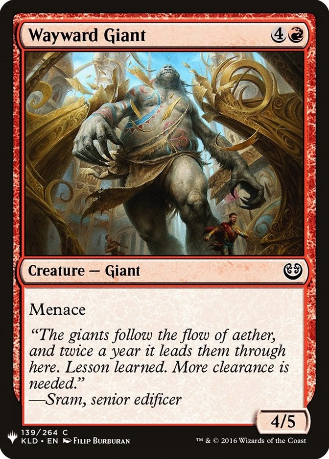 Wayward Giant (139) [LIST]
