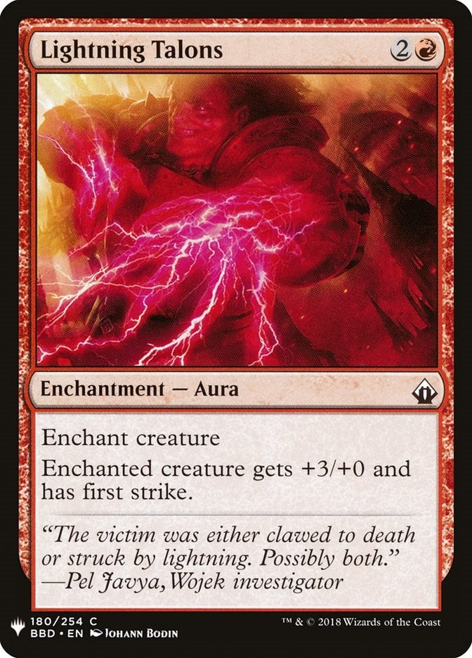 Lightning Talons (180) [LIST]