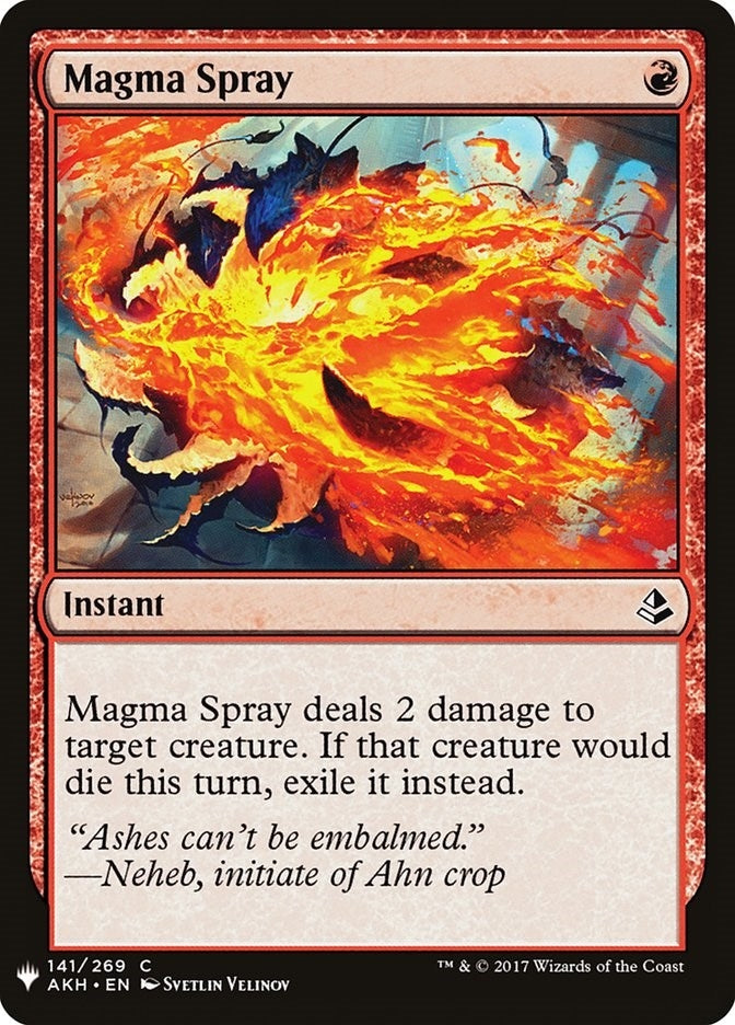 Magma Spray (141) [LIST]
