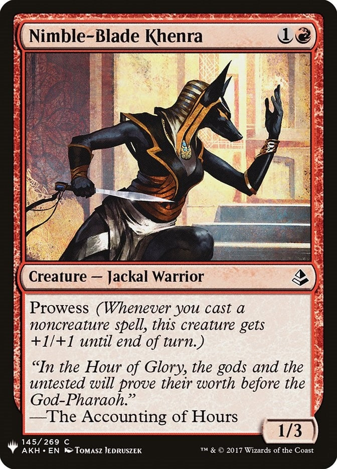 Nimble Blade Khenra (145) [LIST]