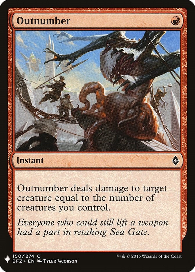 Outnumber (150) [LIST]