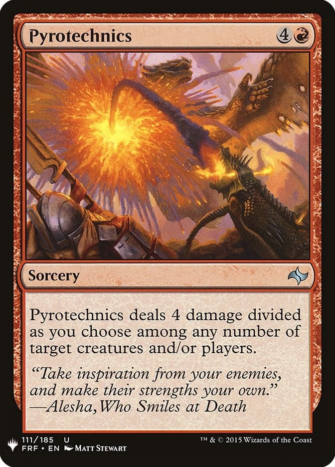 Pyrotechnics (111) [LIST]