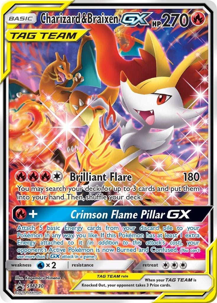 Charizard and Braixen GX SM230 (SM230) [SMP]