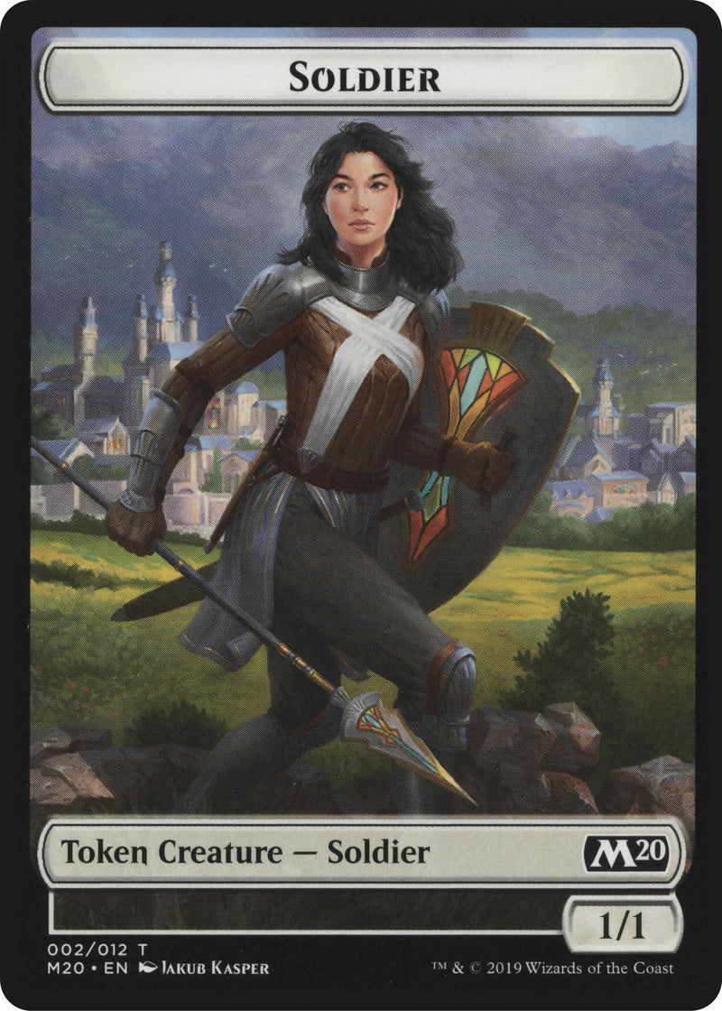 Soldier Zombie Double Sided Token (2 // 6) [GN2]