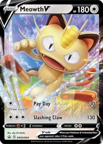 Meowth V SWSH004 (SWSH004) [SWSD]