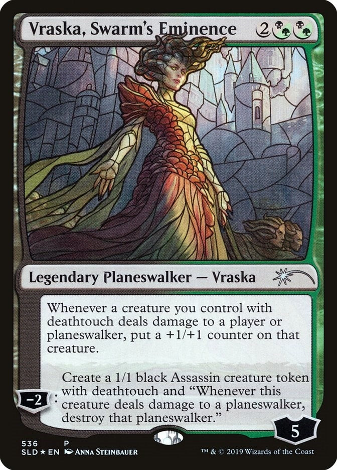 Vraska Swarms Eminence Stained Glass (536) [SLD]