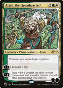 Ajani the Greathearted Stained Glass (520) [SLD]