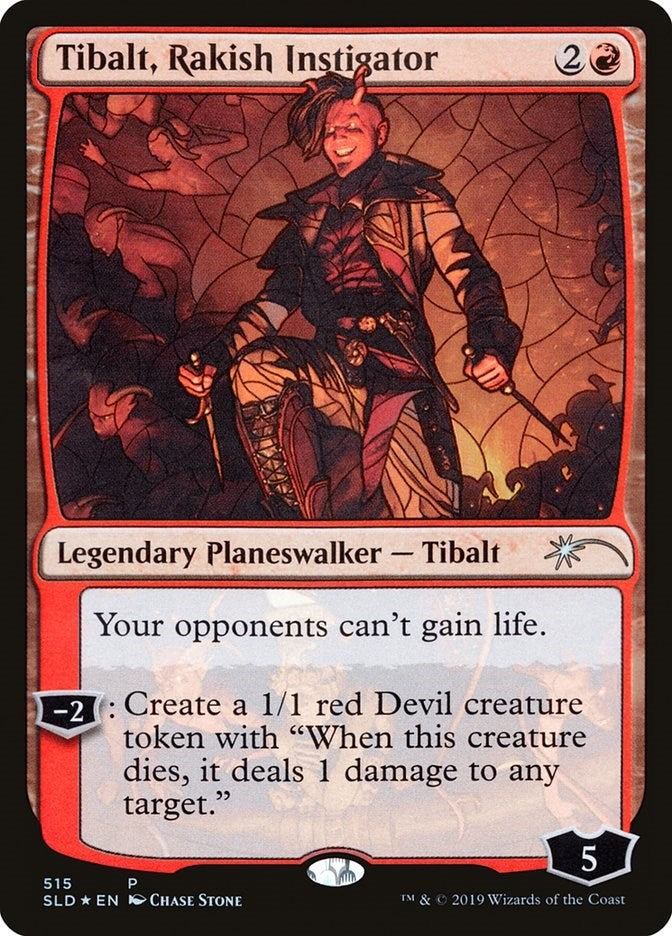 Tibalt Rakish Instigator Stained Glass (515) [SLD]