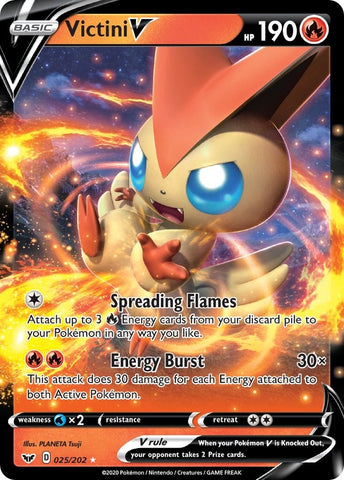 Victini V (025/202) [SWSH01]
