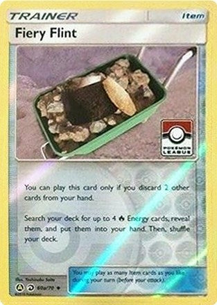 Fiery Flint 60a 70 Pokemon League (060a/070) [PR]