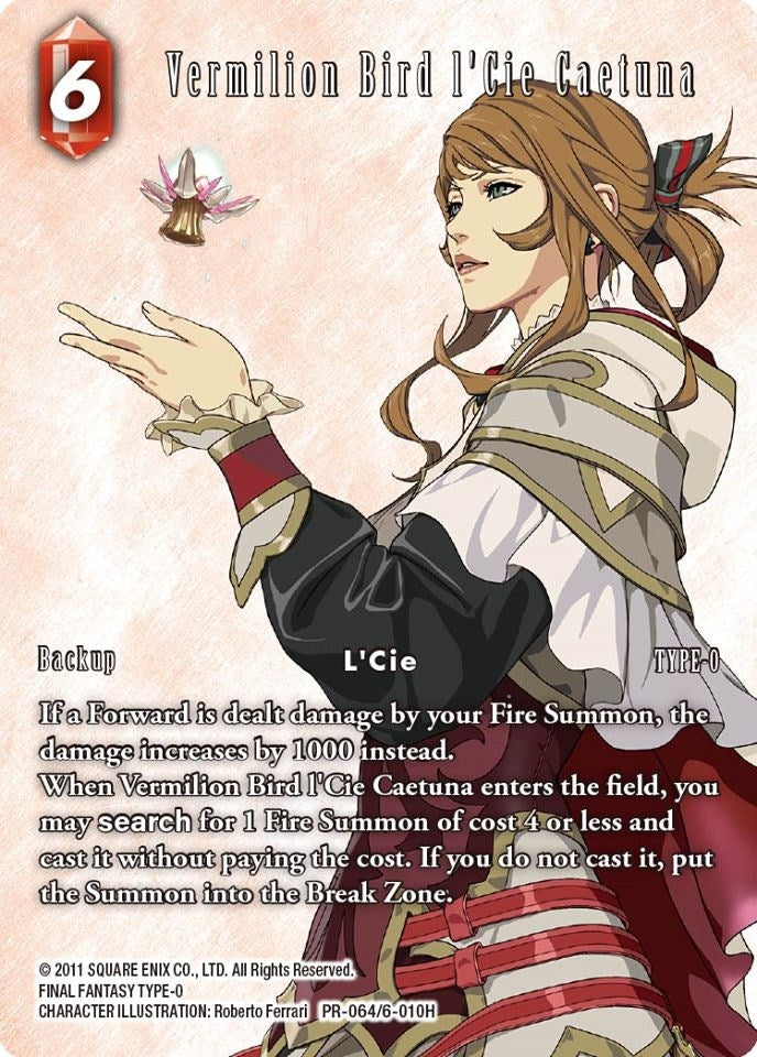 Vermilion Bird lCie Caetuna (PR-064/6-010H) [PR]