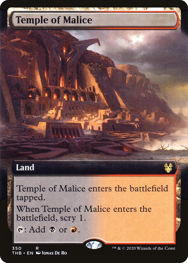 Temple of Malice Extended Art (350) [THB]