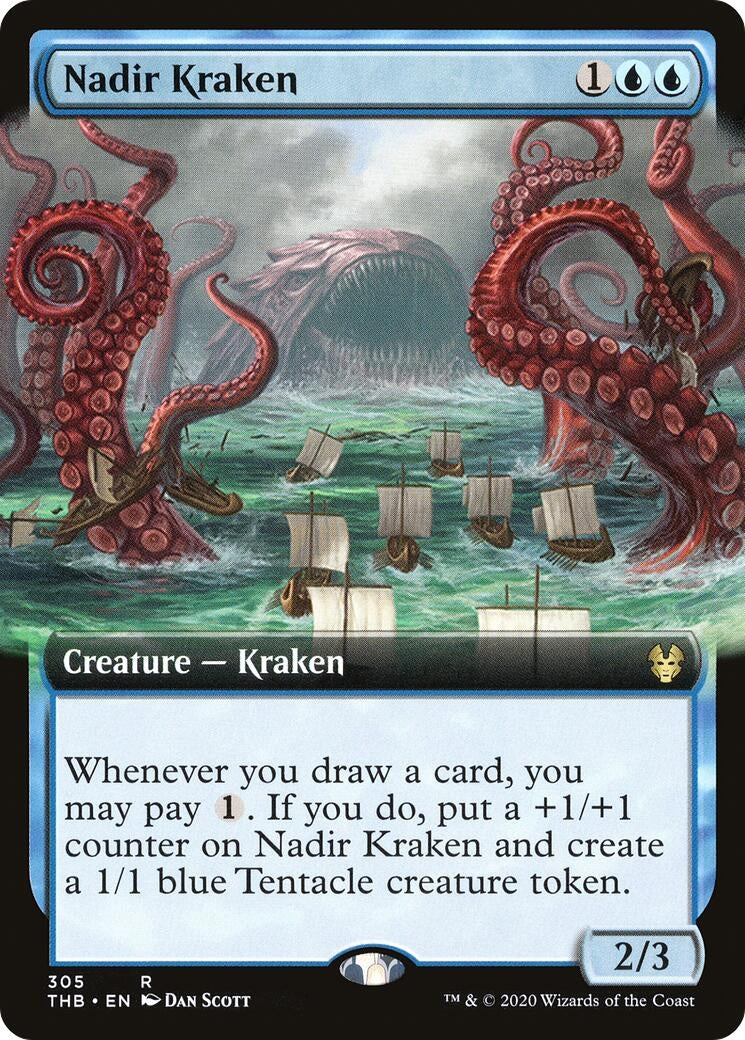 Nadir Kraken Extended Art (305) [THB]