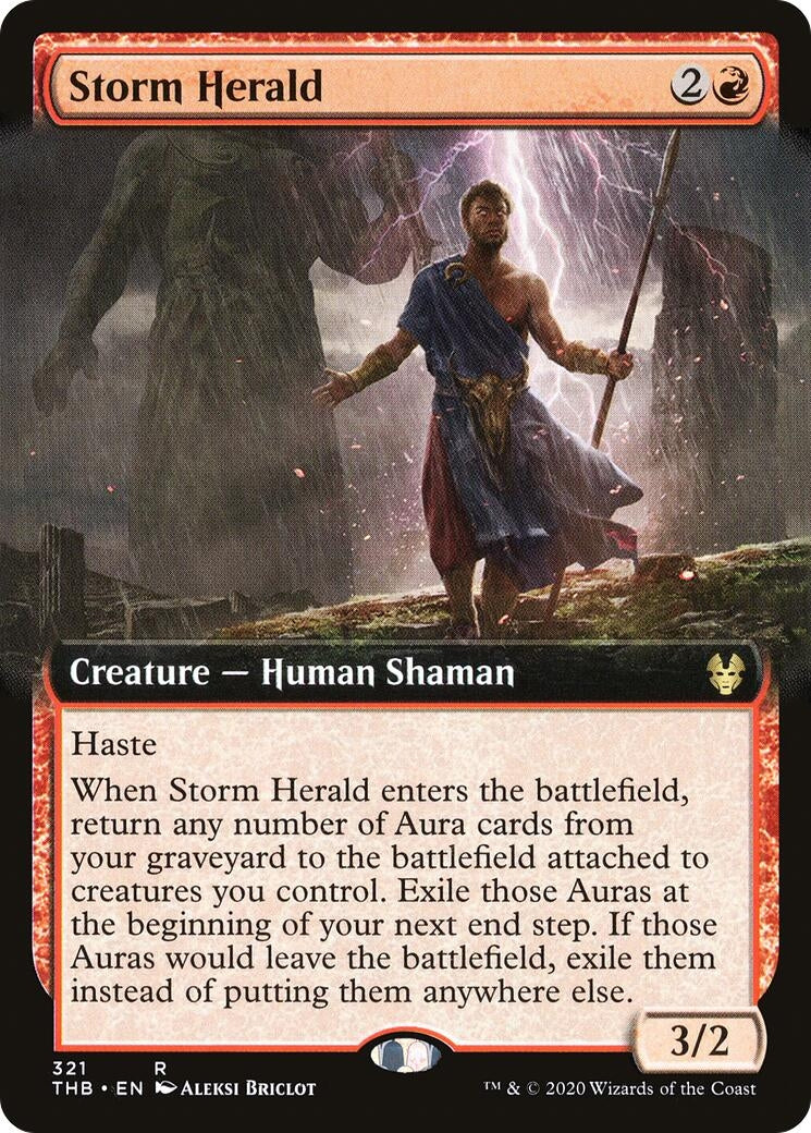 Storm Herald Extended Art (321) [THB]