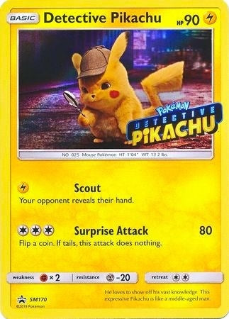 Detective Pikachu SM170 Stamped (SM170) [SMP]
