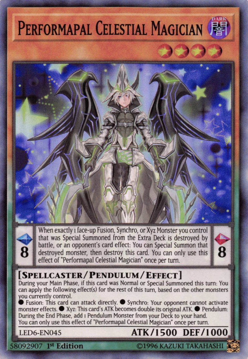 Performapal Celestial Magician (LED6-EN045) [LED6]