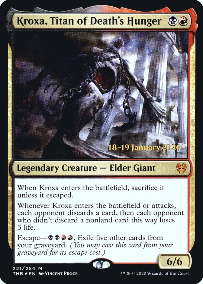 Kroxa Titan of Deaths Hunger (221) [PRE]