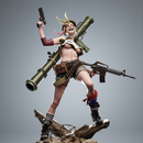 Tank Girl Resin Statue - view 3