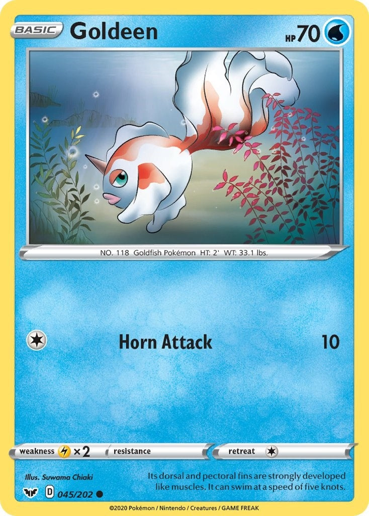 Goldeen (045) (045/202) (SWSH01: Sword & Shield Base Set)