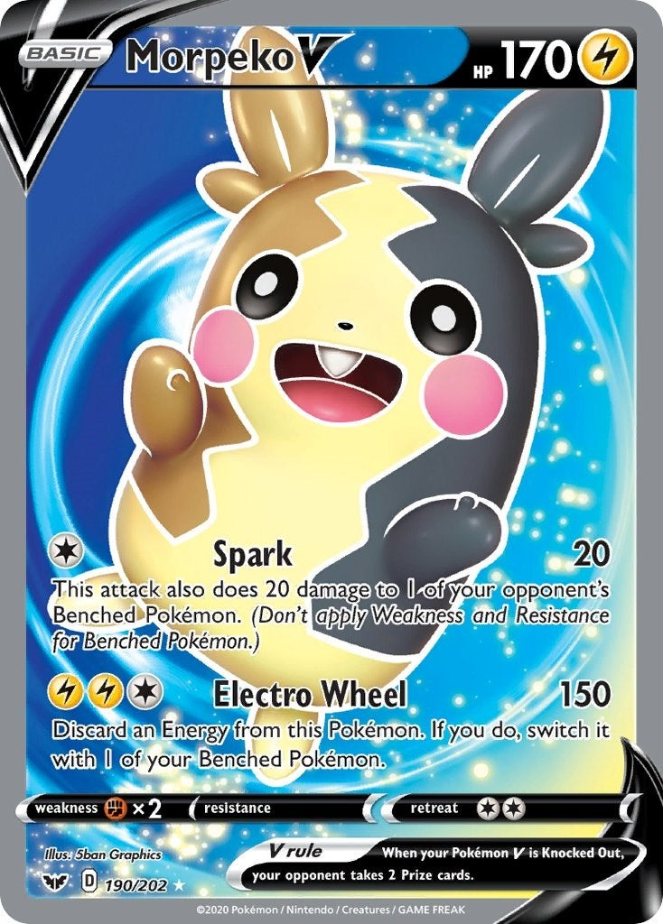 Morpeko V Full Art (190/202) [SWSH01]