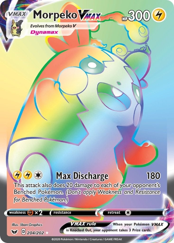 Morpeko VMAX Secret (204/202) [SWSH01]