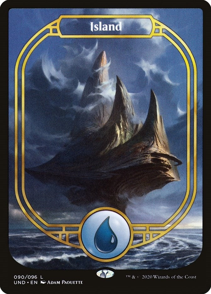 Island Full Art (90) [UND]