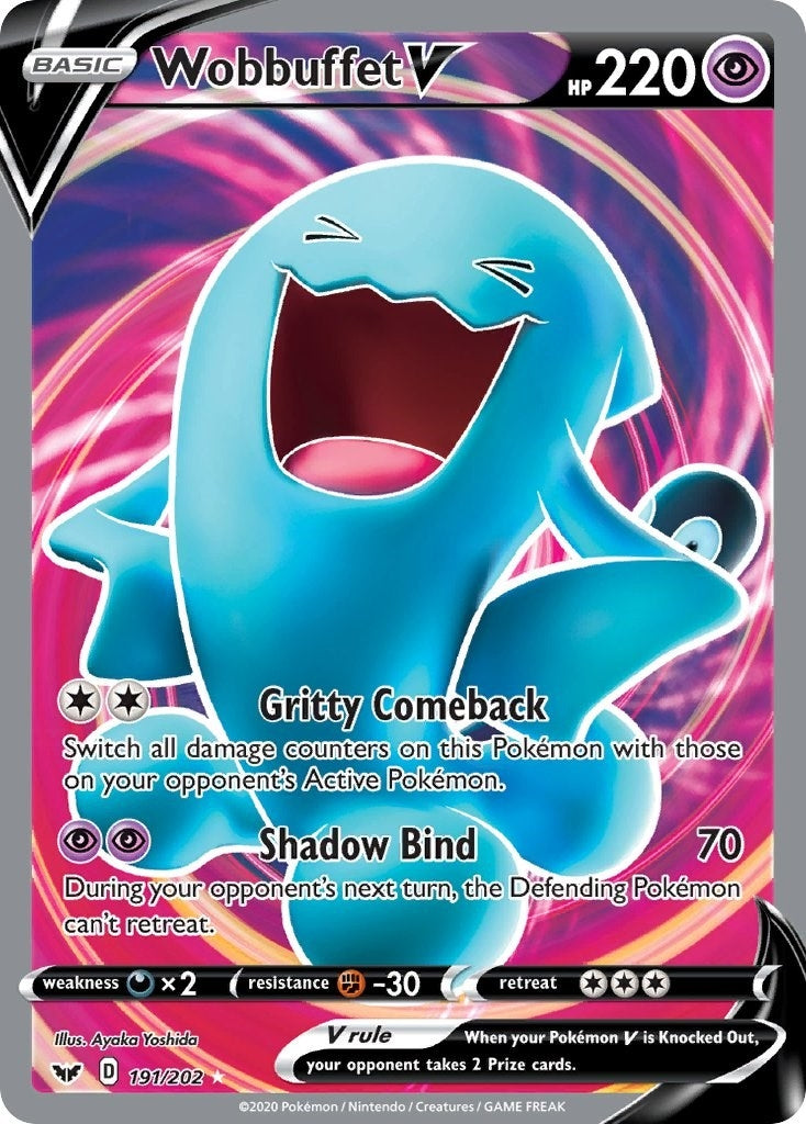 Wobbuffet V Full Art (191/202) [SWSH01]