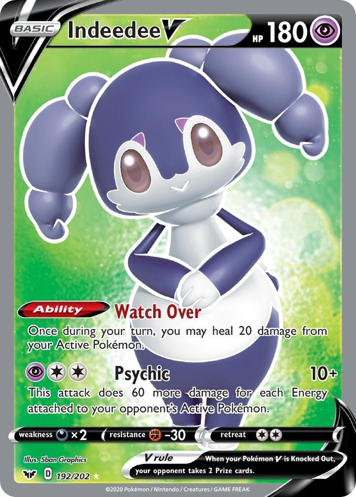 Indeedee V Full Art (192/202) [SWSH01]