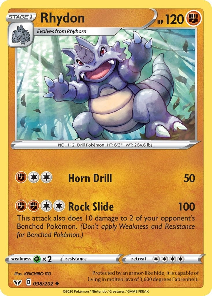 Rhydon (098/202) [SWSH01]