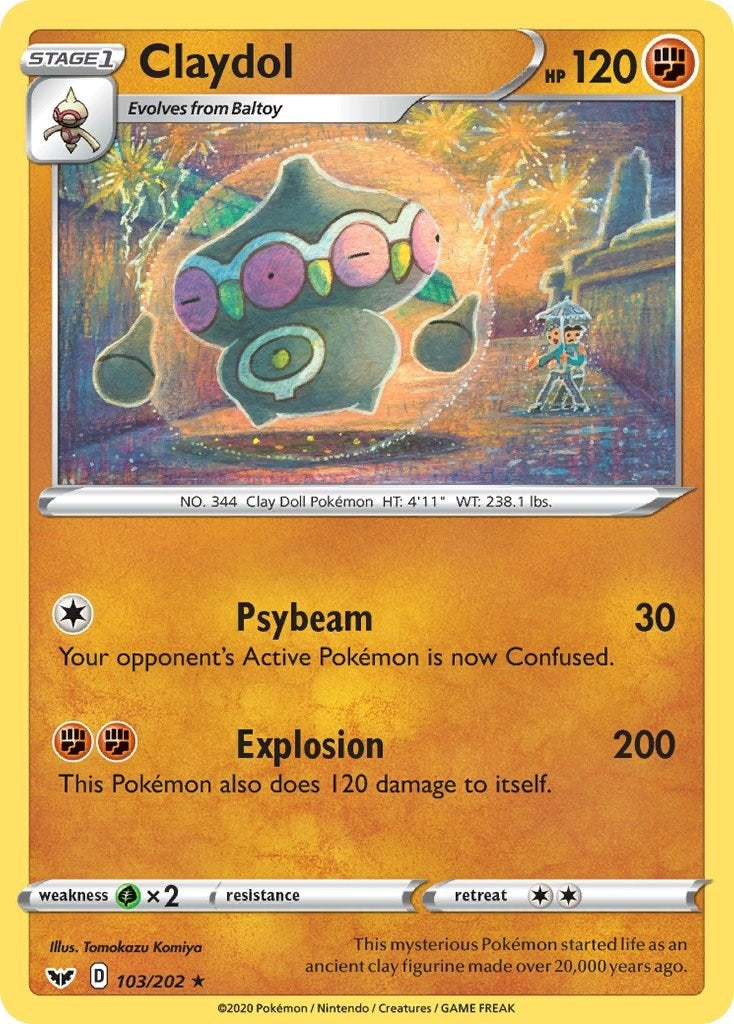 Claydol (103/202) (SWSH01: Sword & Shield Base Set)