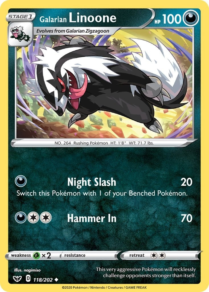 Galarian Linoone (118/202) [SWSH01]