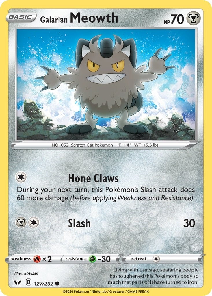 Galarian Meowth (127/202) [SWSH01]