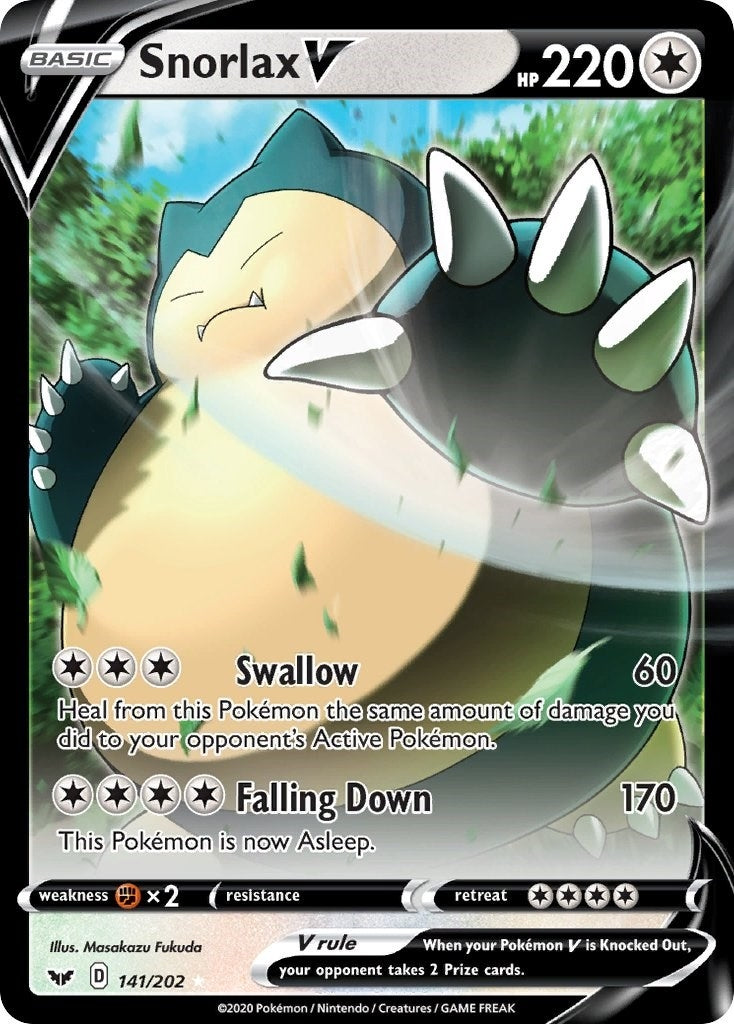 Snorlax V (141/202) [SWSH01]