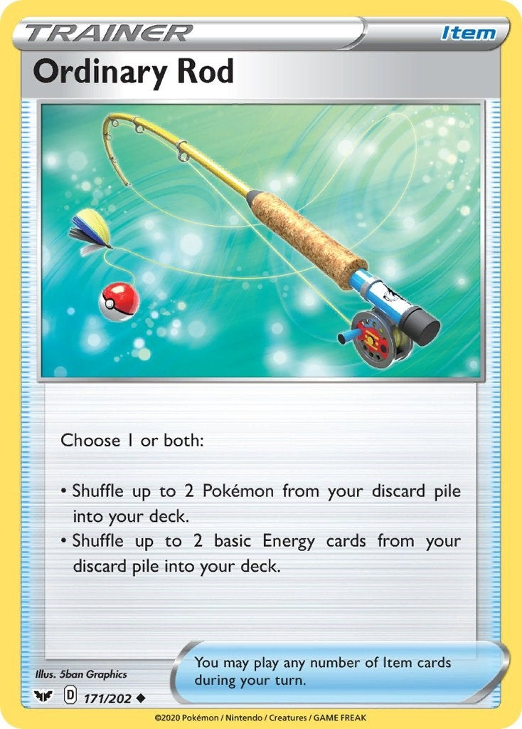 Ordinary Rod (171/202) (SWSH01: Sword & Shield Base Set)