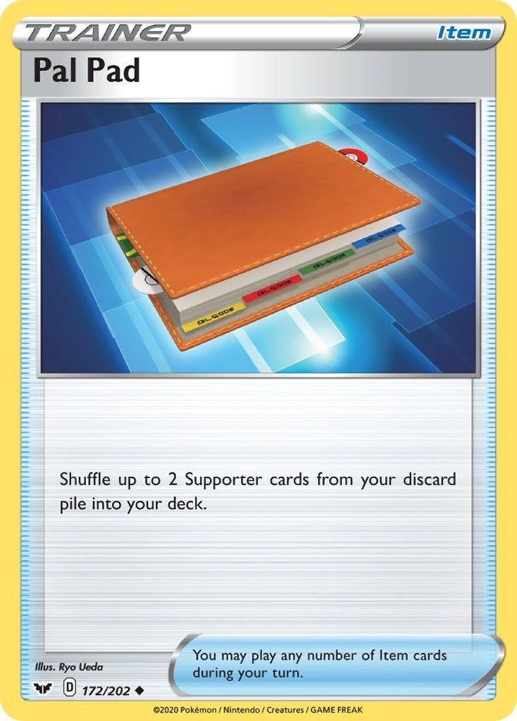 Pal Pad (172/202) (SWSH01: Sword & Shield Base Set)